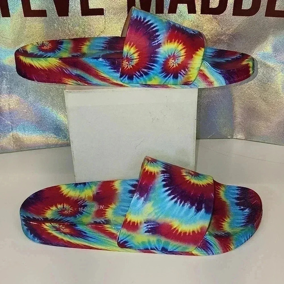 Steve madden sofi multi colored tie dye slip on small medium - Picture 5 of 6